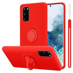 Samsung Galaxy S20 Suojakuori Suojakotelo (Punainen)