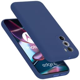 Motorola EDGE 30 PRO / EDGE+ silikondeksel case (blå)