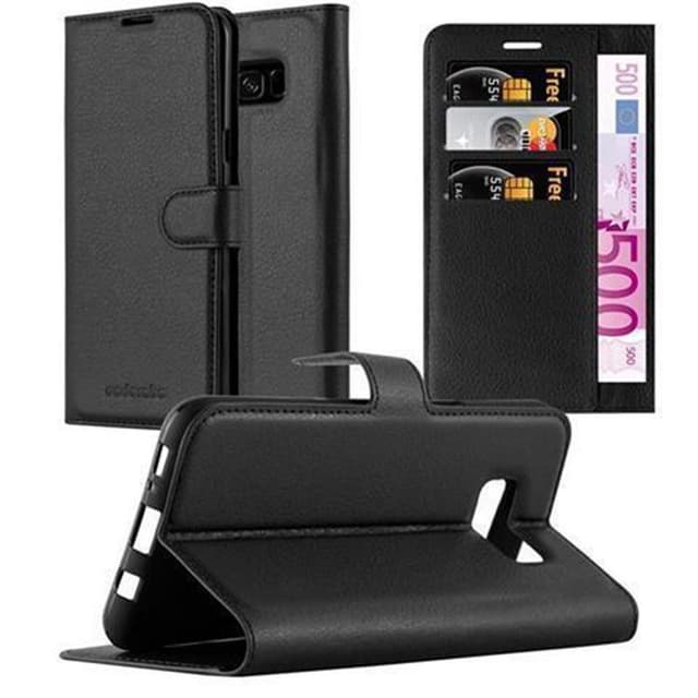 Samsung Galaxy S8 PLUS lommebokdeksel etui (svart)