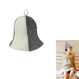 Badstuehatt i filt Badstuebadefilt