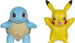 Pokémon actionfigursett to-pakning (Squirtle, Pikachu)