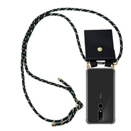 Nokia 5.1 PLUS / X5 Deksel med Halskjede (brun)