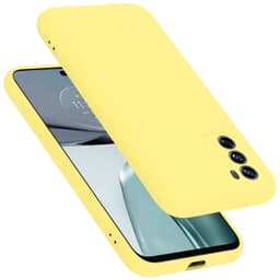 Motorola MOTO G62 5G Suojakuori Suojakotelo (Keltainen)