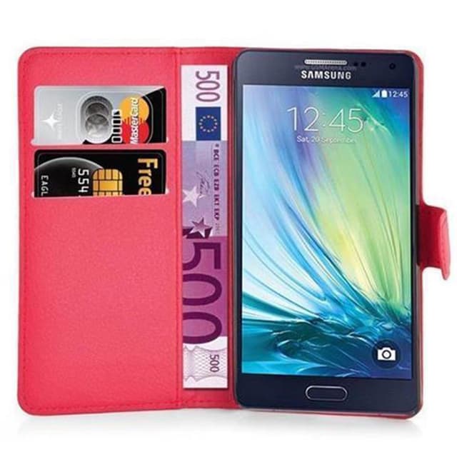 Samsung Galaxy A3 2015 lommebokdeksel Deksel Etui (rød)