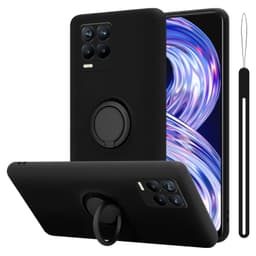 Realme 8 4G / 8 PRO Suojakuori Suojakotelo (Musta)