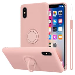 iPhone X / XS Suojakuori Suojakotelo (Vaaleanpunainen)