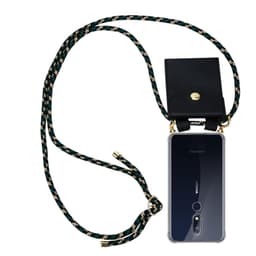 Nokia 7.1 Deksel med Halskjede (brun)