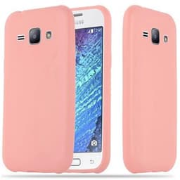 Cover Samsung Galaxy J1 2015 Etui Case (Lyserød)