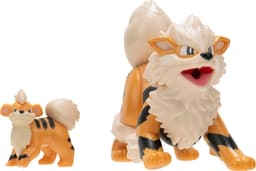Pokémon Select Evolution actionfigur 2-pakning (Growlithe, Arcanine)