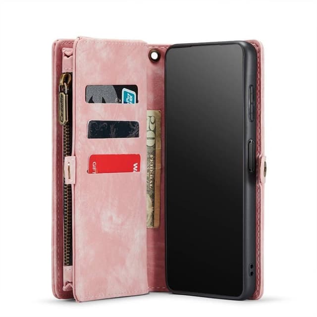 CaseMe mobilcover 008 11-kort Samsung Galaxy A32 5G - Lyserød