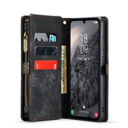 CaseMe mobildeksel 008 11-kort Samsung Galaxy A34 5G - Svart/grå