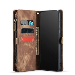 CaseMe mobilcover 008 11-kort Samsung Galaxy S21 FE - Brun