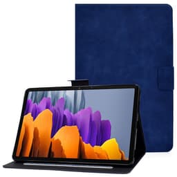 SKALO Samsung Tab S7/S8 PU-nahkainen Lompakkokotelo - Sininen