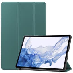 SKALO Samsung Tab S8 Trifold Suojakotelo - Vihreä
