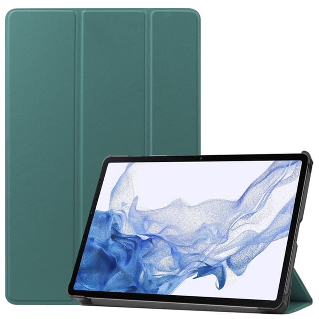 SKALO Samsung Tab S8 Trifold Suojakotelo - Vihreä