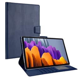 SKALO Samsung Tab S7/S8 PU-læder Flip Cover - Blå