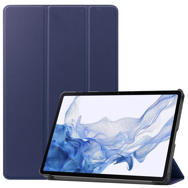 SKALO Samsung Tab S8 Trifold Fodral - Mörkblå