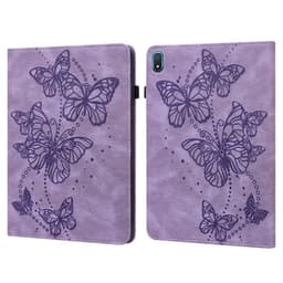 SKALO Nokia T20 Mandala Butterfly Flip Cover - Lilla