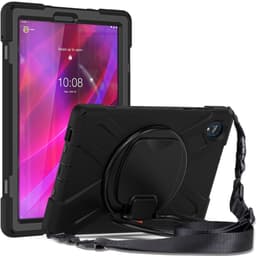 SKALO Lenovo Tab M10 FHD Plus 10.3"" Extra Shock Resistant Armor Rengas kuori olkahihnalla - Musta