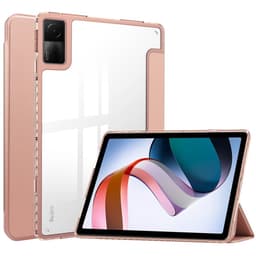 SKALO Xiaomi Redmi Pad Trifold Fodral med Transparent Baksida - Roséguld