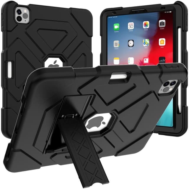 SKALO iPad Air (2020/2022) Extra Stöttåligt Armor Shockproof Skal - Svart