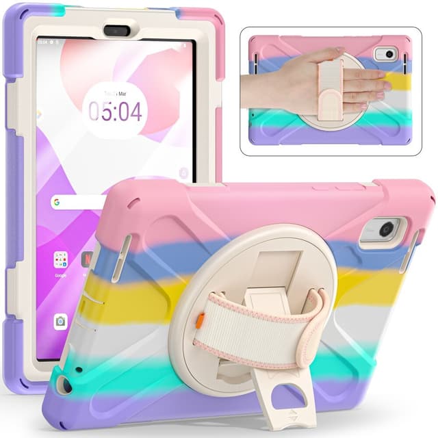 SKALO Lenovo Tab M9 Extra Stöttåligt Armor Shockproof Skal - Rainbow