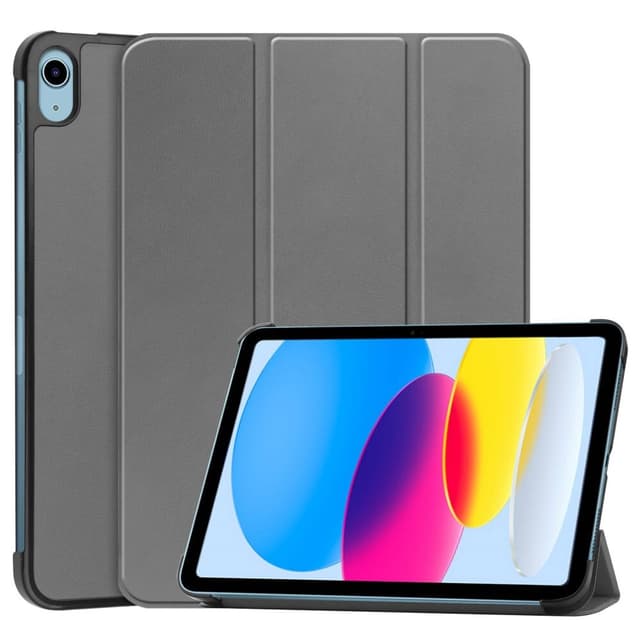 SKALO iPad 10.9 (2022) Trifold Fodral - Grå