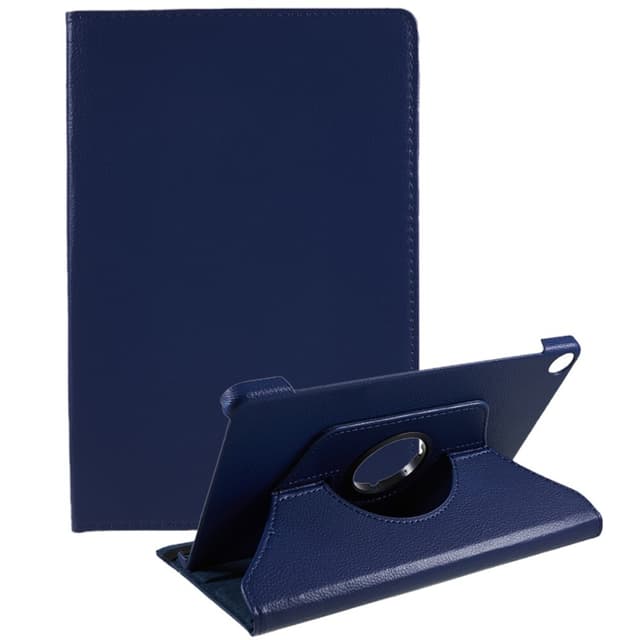 SKALO Lenovo Tab M10 (Gen 3) 360 Litchi Fodral - Mörkblå