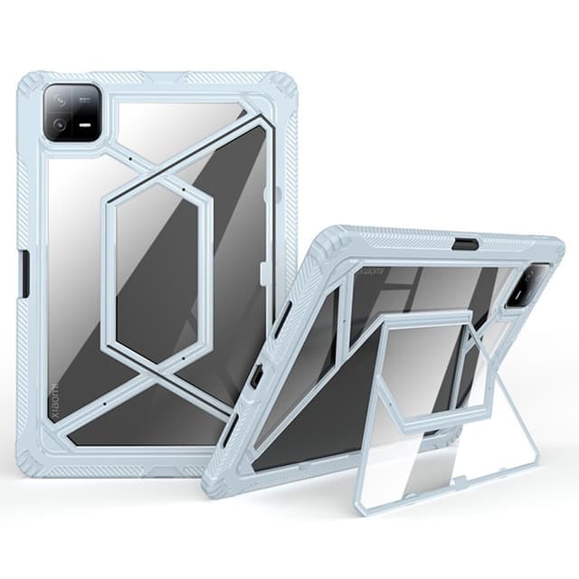 SKALO Xiaomi Pad 6 Armor X Hybrid Skal - Ljusblå