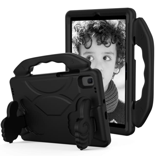 SKALO Samsung Tab A8 10.5 (2021/2022) Thumb Up Lasten Suojakotelo- Musta