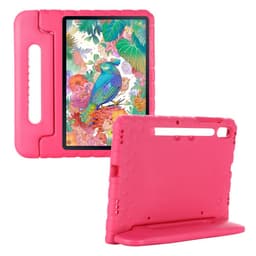 SKALO Samsung Tab S7/S8 Kuori kahvalla/telineellä - Pinkki