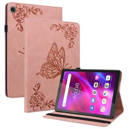 SKALO Lenovo Tab M7 (Gen 3) Mandala Butterfly Flip Cover - Pink