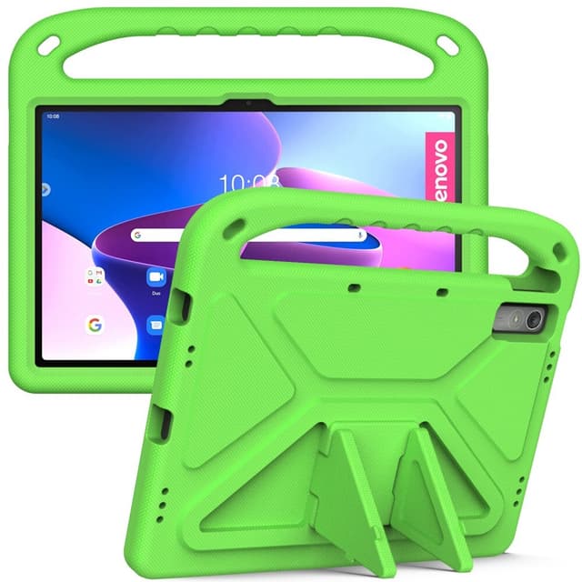 SKALO Lenovo Tab P11 Gen 2 Børneskal med håndtag og stativ - Grøn