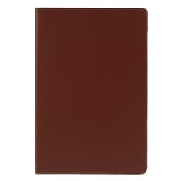 SKALO Samsung Tab S6 Lite 360 Litchi Suojakotelo - Ruskea