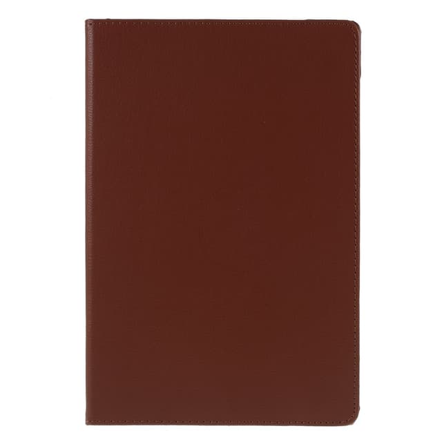 SKALO Samsung Tab S6 Lite 360 Litchi Suojakotelo - Ruskea