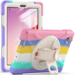 SKALO Lenovo Tab M8 Gen 4 Extra Stöttåligt Armor Shockproof Skal - Rainbow