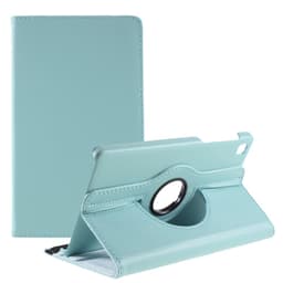SKALO Samsung Tab A7 Lite 360 Litchi Flip Cover - Turkis