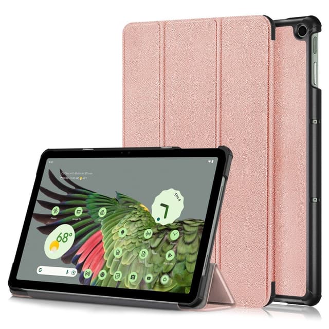 SKALO Google Pixel Tablet Trifold Flip Cover - Rosa guld
