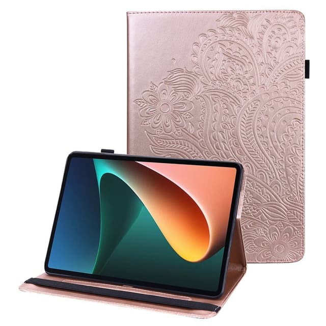 SKALO Xiaomi Redmi Pad Mandala Flip Cover - Rosa guld