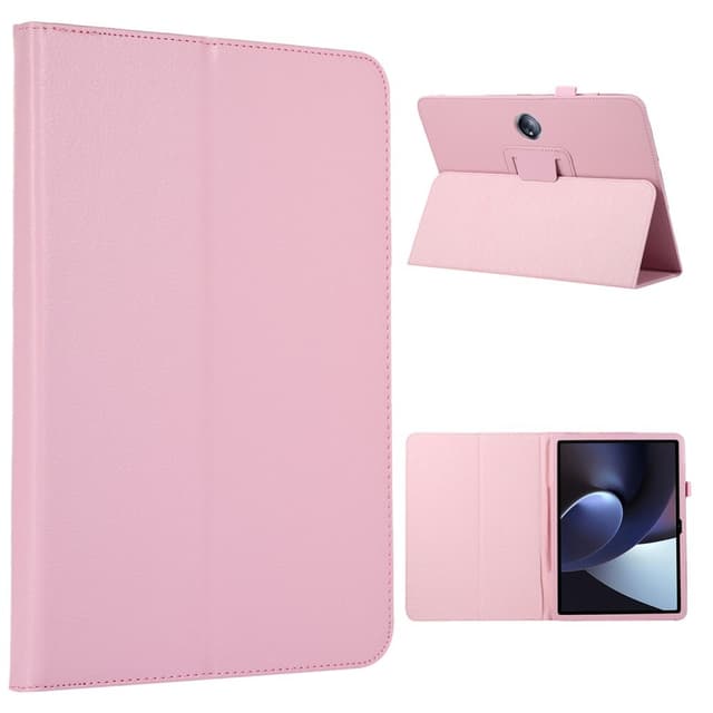 SKALO OnePlus Pad Duofold Litchi Flip Cover - Pink