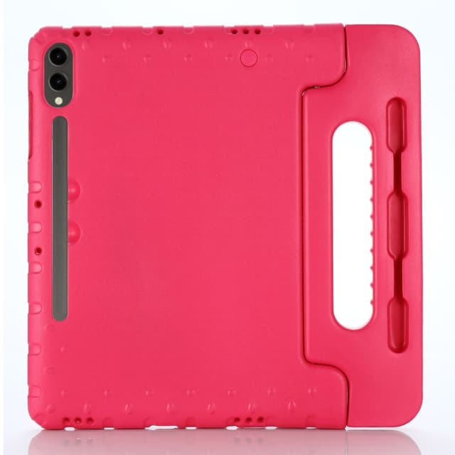 SKALO Samsung Tab S9+/S9+ FE Kuori kahvalla/telineellä - Pinkki