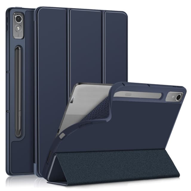 SKALO Lenovo Tab P12 Trifold Fodral - Mörkblå