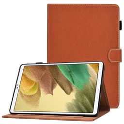 SKALO Samsung Tab A7 Lite PU-læder Flip Cover - Brun