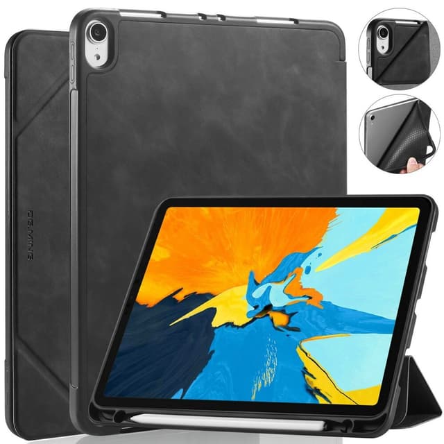 DG MING iPad Air (2020/2022) See Series Trifold Fodral - Svart