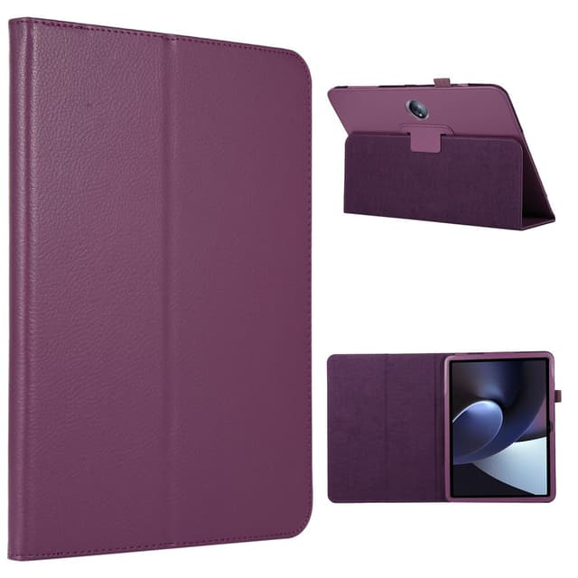 SKALO OnePlus Pad Duofold Litchi Fodral - Lila