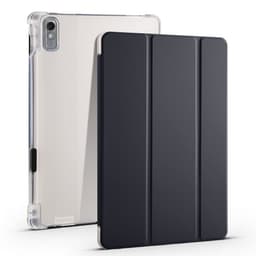 SKALO Lenovo Tab P11 Gen 2 Trifold Fodral med Transparent Baksida - Svart