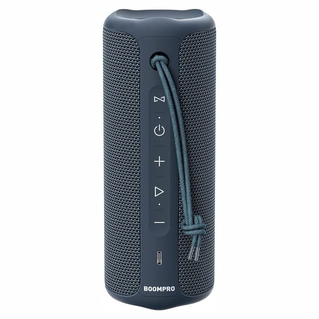 Bluetooth-høyttaler 36W bærbar høyttaler med stereolydbase, Bluetooth 5.3 trådløs IP7x vanntett høyttaler blå