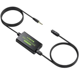 NÖRDIC 48kHz DAC analog til digital omformer 3,5 mm til SPDIF Toslink