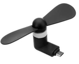 Fläkt till smartphone med microUSB - Svart