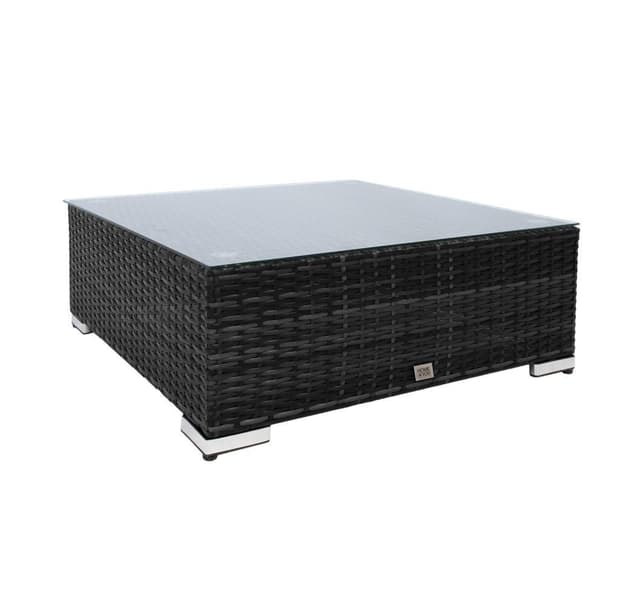 Sofabord SEVILLA NYTT 71x71xH30cm, sort